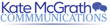 Decorative logo of Kate McGrath Communications